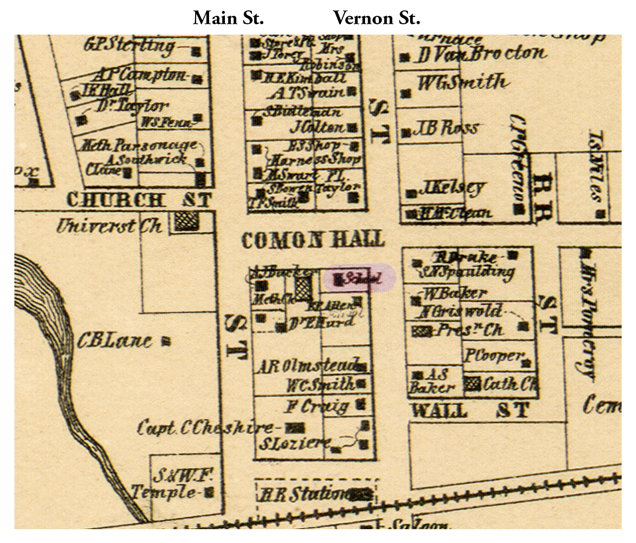 1860 Niagara Orleans Counties Roy-8 Map Excerpt